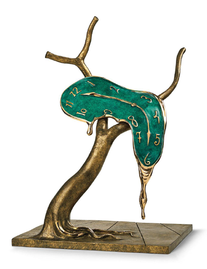 Profile Of Time by Salvador Dali - Bronze Sculpture